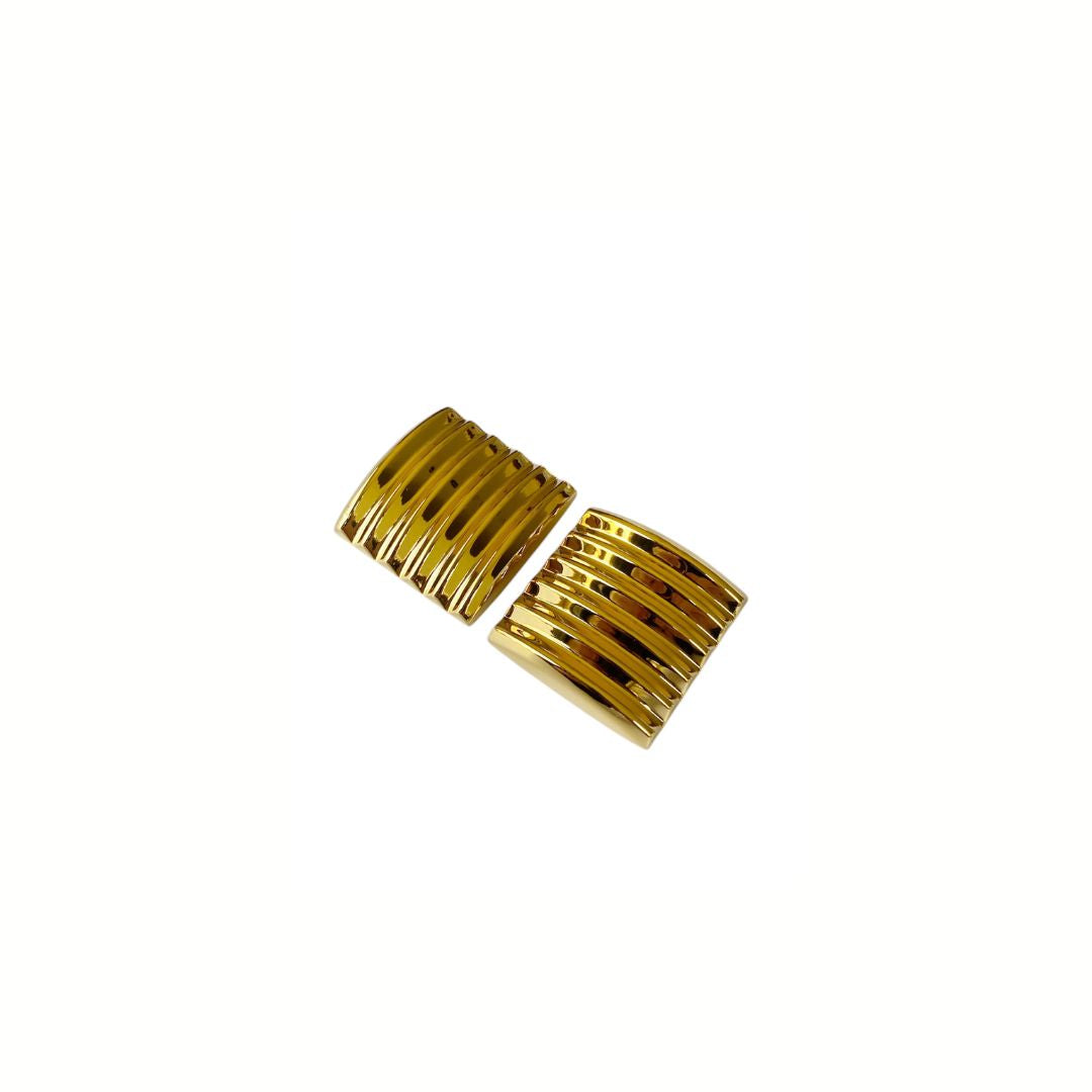 Aretes Cuadrado Troqueleado