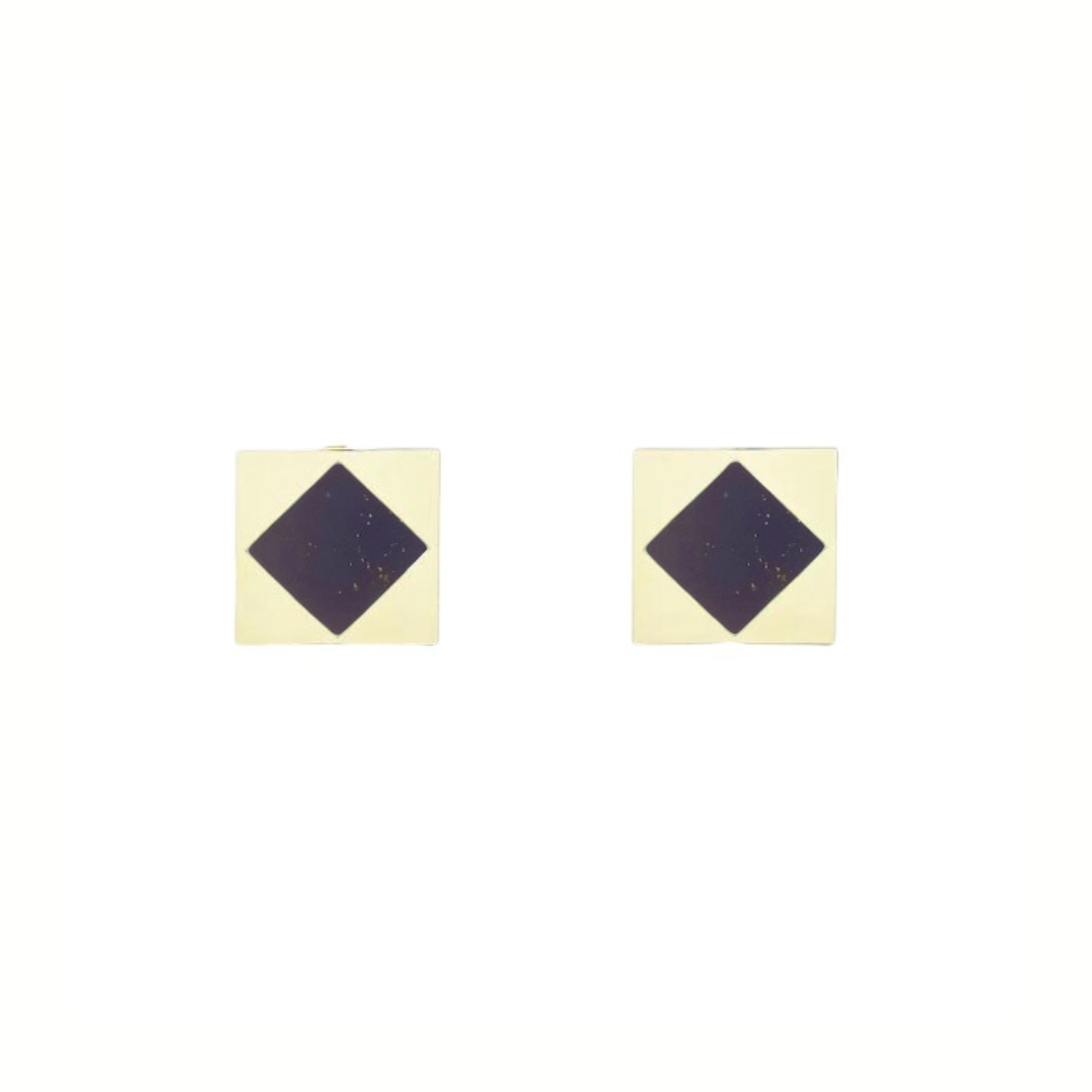 Aretes Cuadrado Rombo