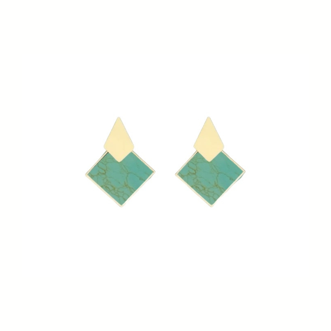 Aretes Rombo Doble