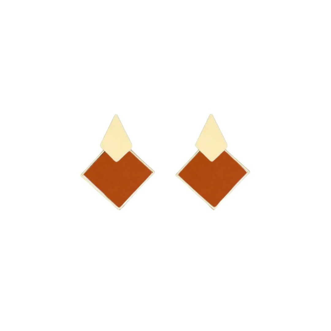 Aretes Rombo Doble
