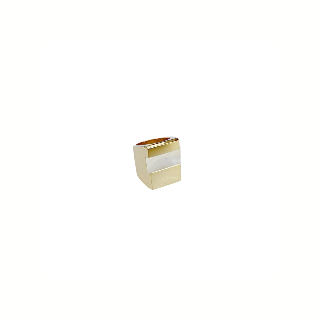 Anillo Rectángulo Bloque Completo